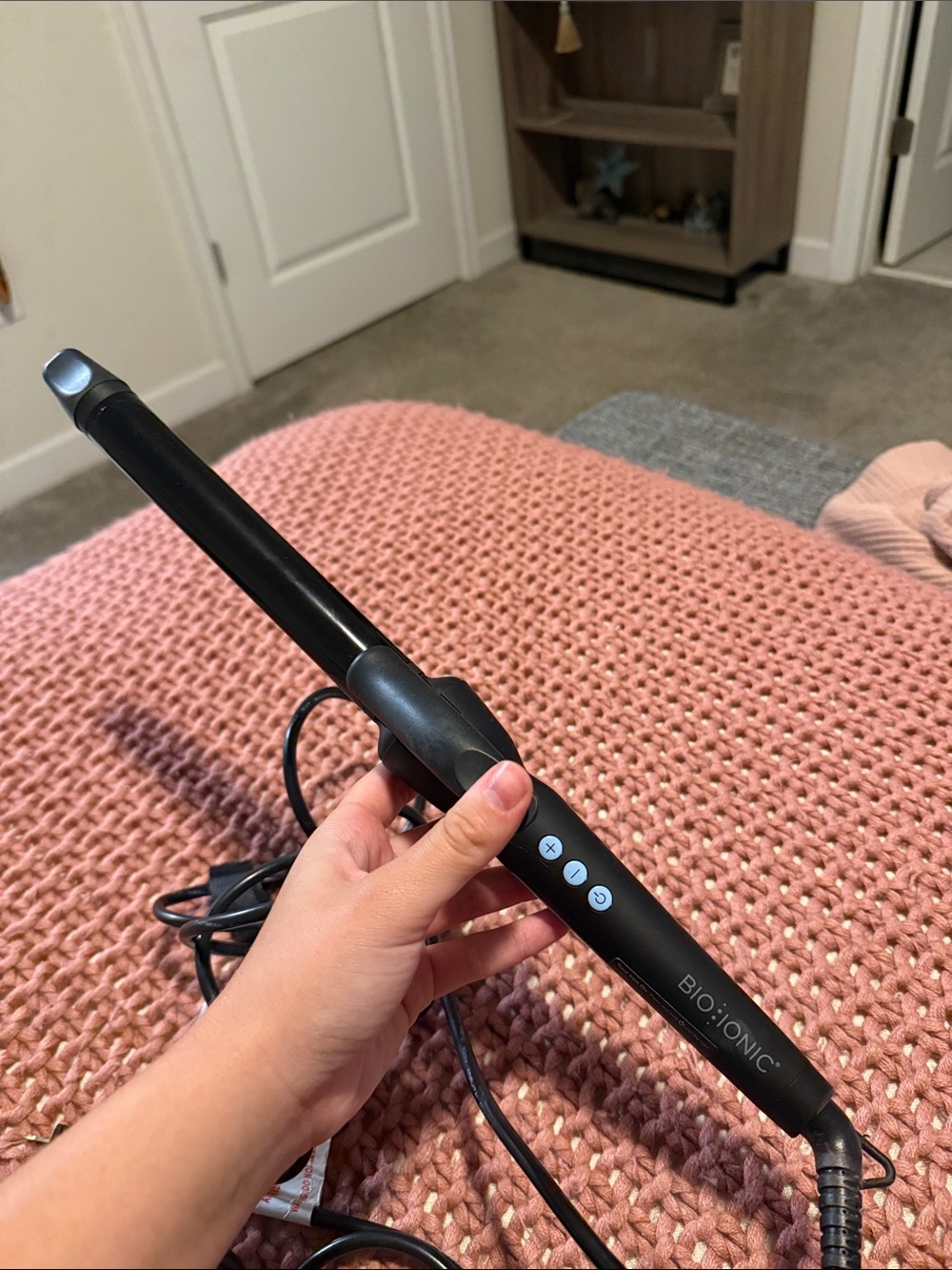 Bio Ionic Long Barrel 1 inch Wand - Black